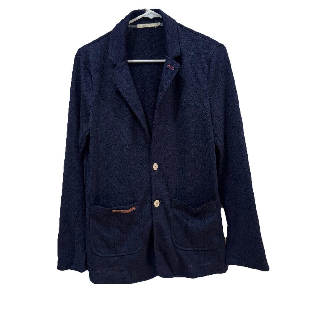 Devernois Women’s Blue Sweater‎ Blazer Cardigan Size 95 Large?